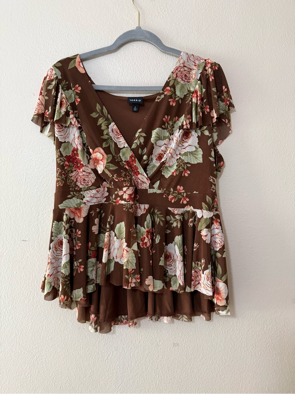 Torrid size 0 mesh surprise top